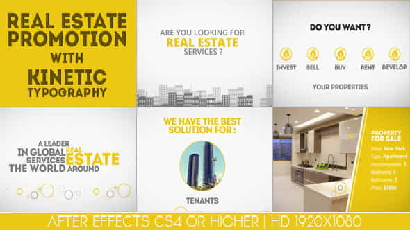 Real Estate Promotion With Kinetic - VideoHive 8197995
