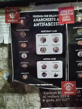 Freedom for Belarusian anarchists and antifascists