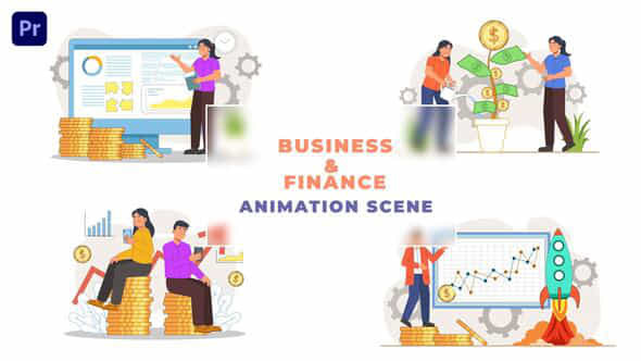 Finance Business Explainer - VideoHive 43660829