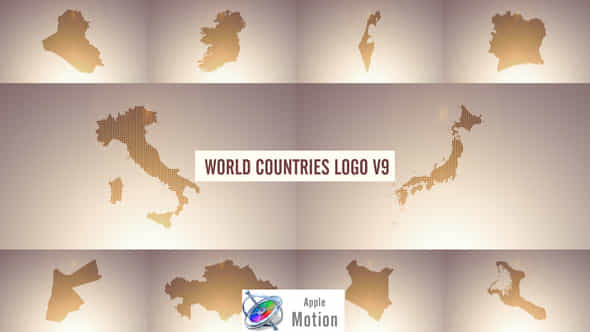 World Countries Logo - VideoHive 40871553