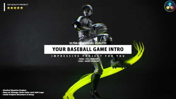 Your Baseball Intro - Baseball - VideoHive 35553927