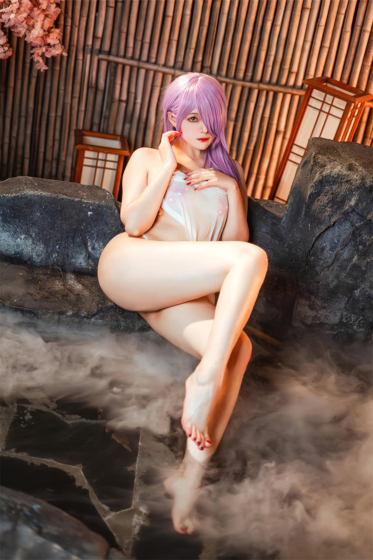 Cosplay Natsuko夏夏子 碧蓝航线 的里雅斯特温泉夜(13)