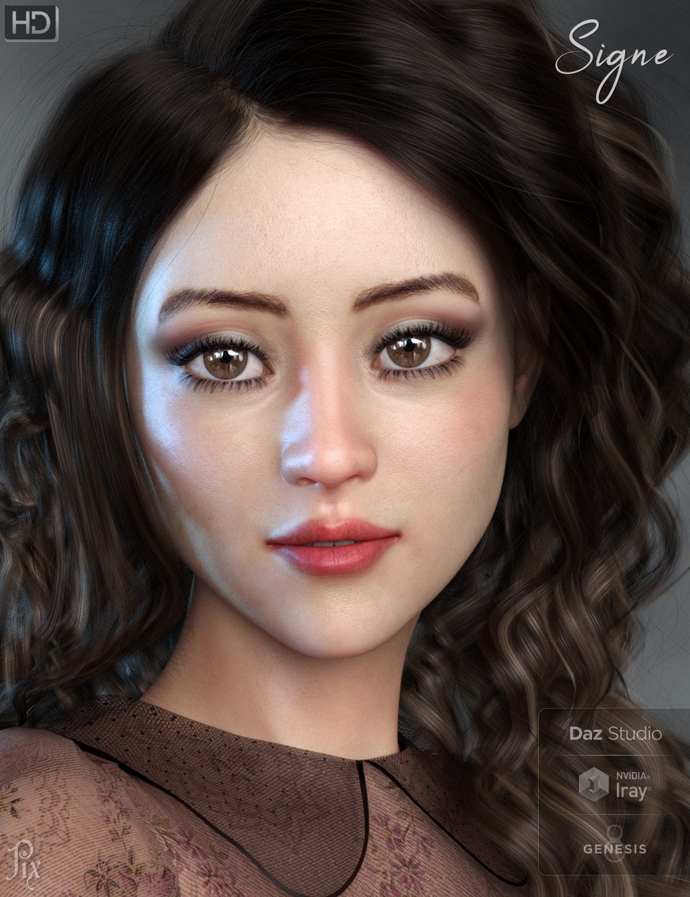 Pix Signe HD for Genesis 8 Female