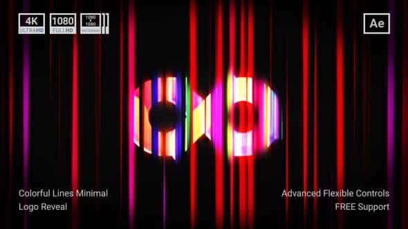 Colorful Lines Minimal - VideoHive 31843920