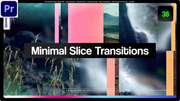 Minimal Slice Transitions - VideoHive 49980787