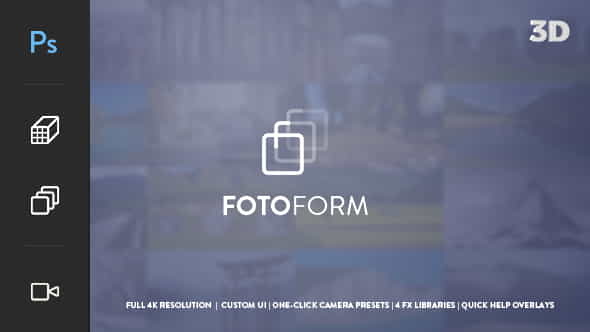 FotoForm - Geometric 3D Photo - VideoHive 17850213
