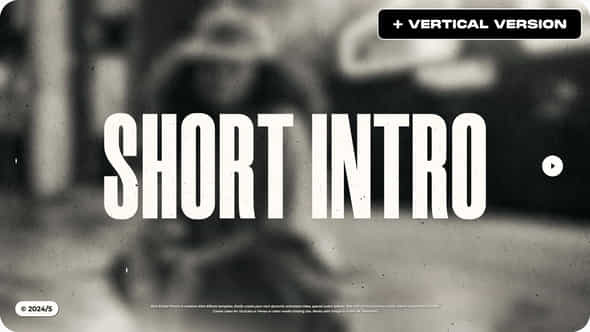 Percussion Short Intro - VideoHive 54000585