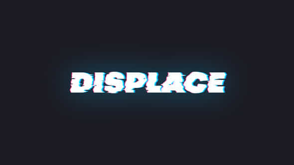 Displace Typography - VideoHive 47547514