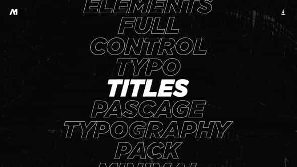 Typography Titles 20 Fcpx - VideoHive 48762418