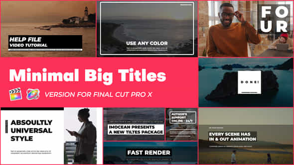 Minimal Big Titles - VideoHive 44741351