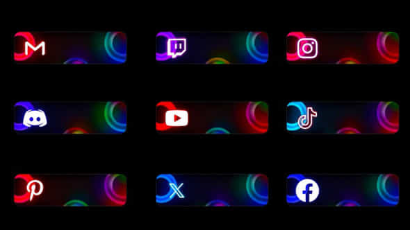 Social Lower Thirds - VideoHive 50057134