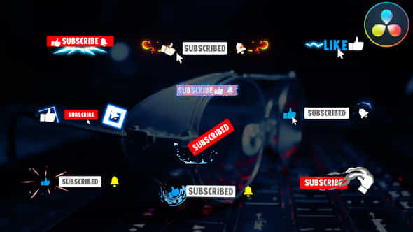 Youtube Subscribe Buttons - VideoHive 39082938