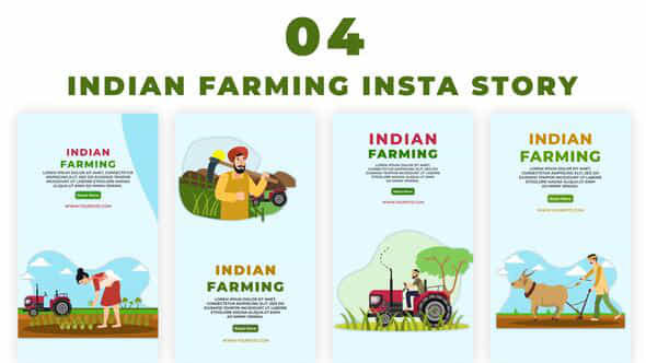 Indian Farming Instagram - VideoHive 39042307