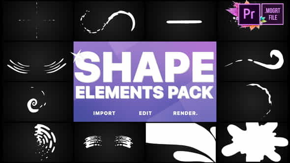 Shapes Collection | Premiere Pro - VideoHive 26138848