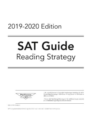 SAT Guide Reading Strategy