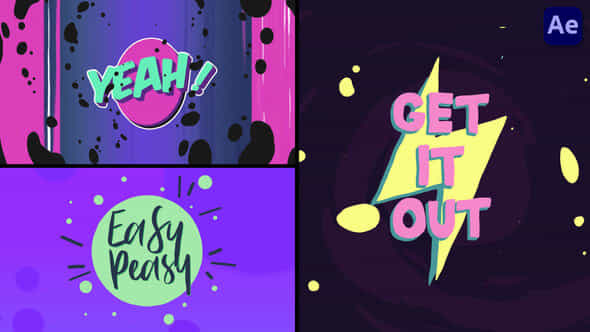 Cartoon Logo Text - VideoHive 43552885