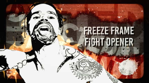Freeze Frame Fight Opener - VideoHive 32472321