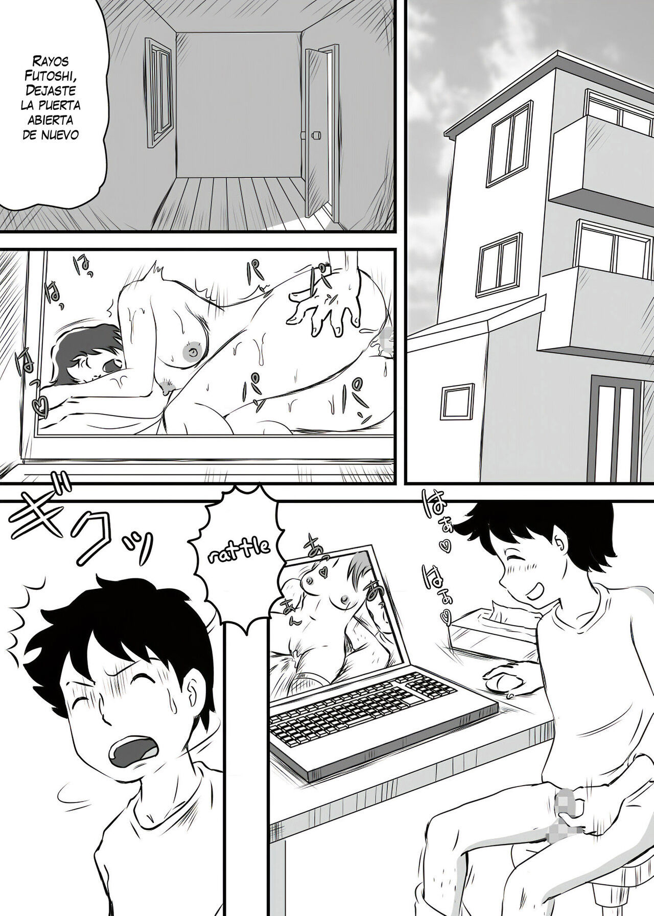 [Momoziri Hustle Dou] Okaa-san to Tanshou Musuko [Spanish] (