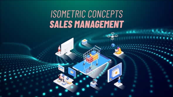 Sales management - Isometric Concept - VideoHive 31693800