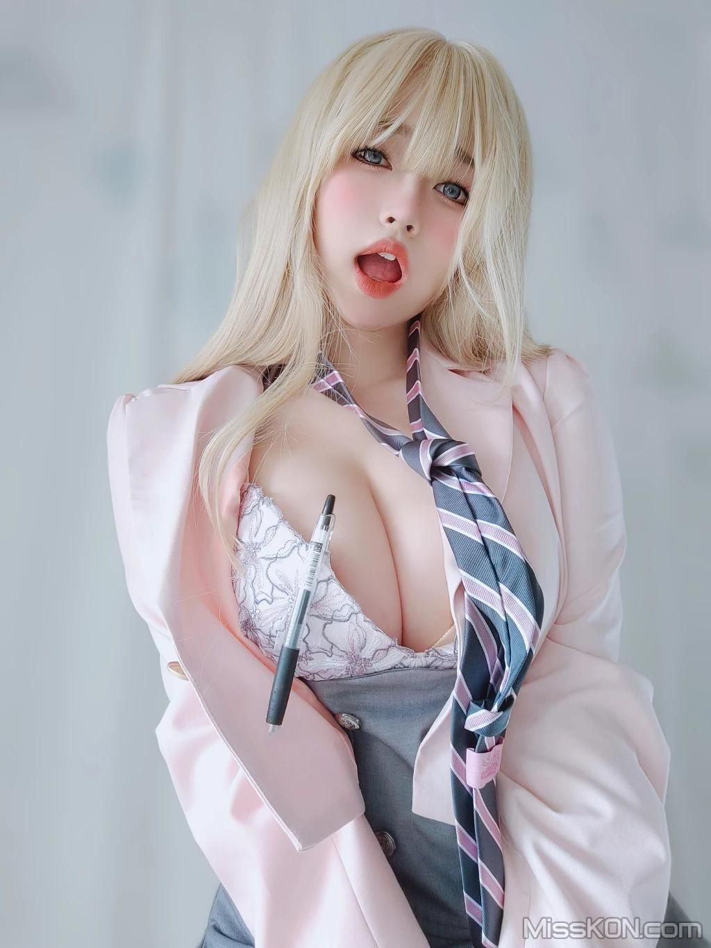 Coser@女主K: 催眠傲娇的前辈 (78 photos)(66)