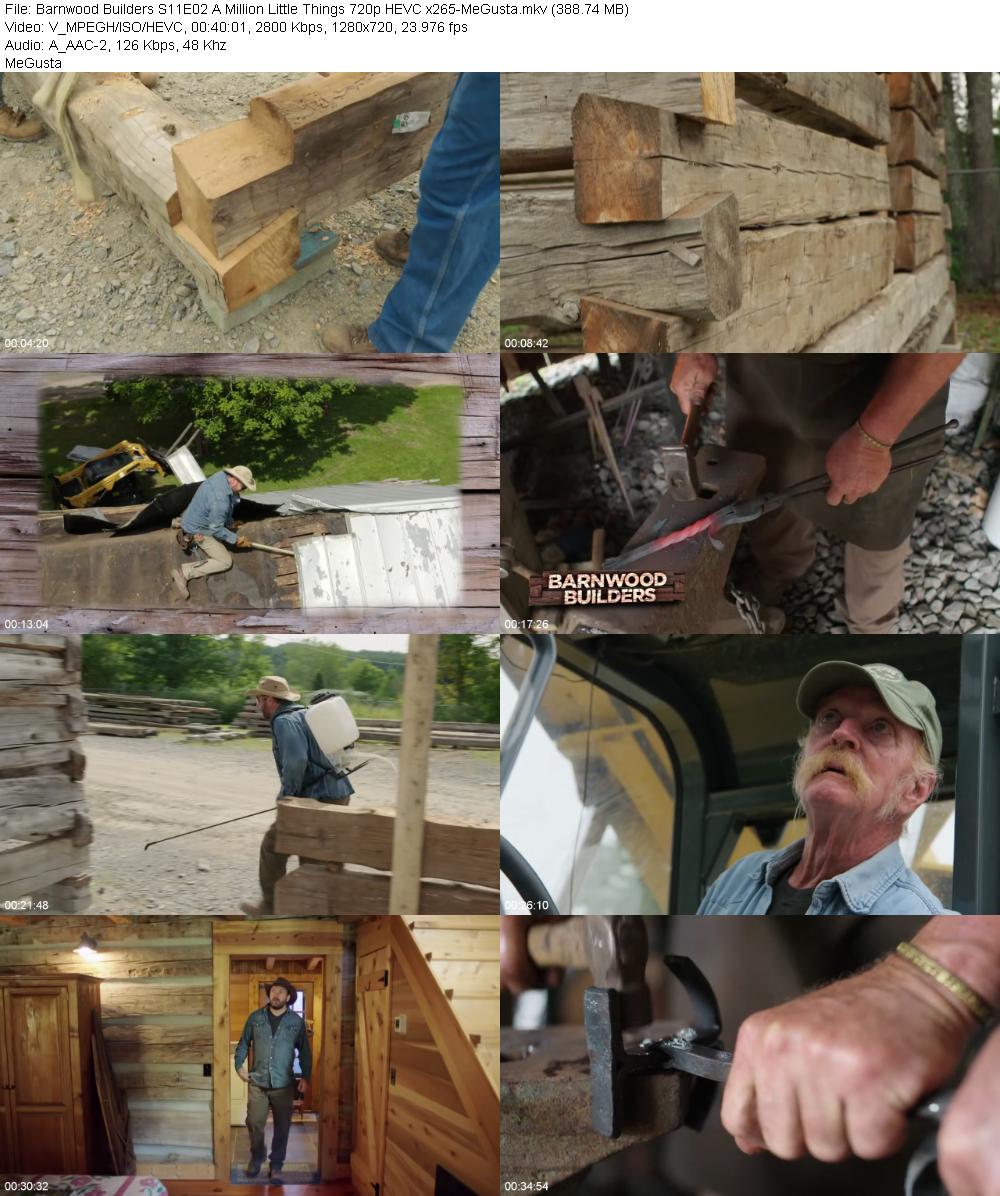 Barnwood Builders S11E02 A Million Little Things 720p HEVC x265 MeGusta