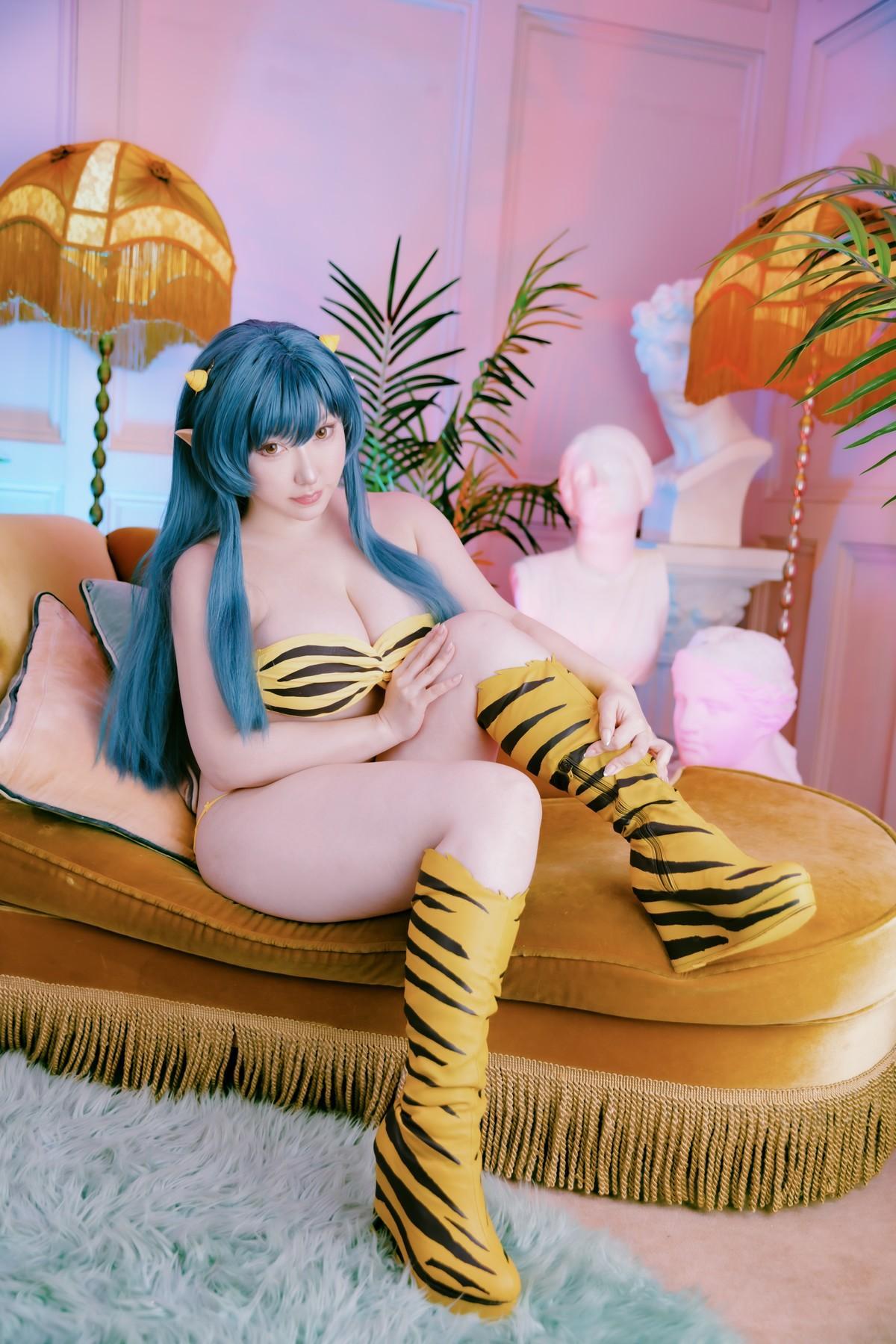 Cosplay SAKUサク Lum ラム うる星やつら Set.03(27)