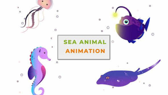 Aquatic Sea Animals - VideoHive 42854739
