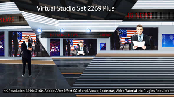Virtual Studio Set - VideoHive 39818847