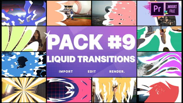 Liquid Transitions Pack 09 | - VideoHive 26077681