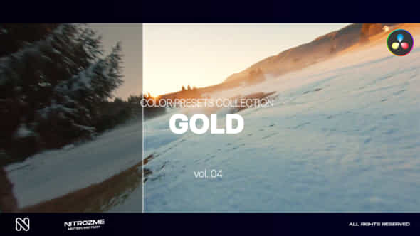 Gold LUT Collection - VideoHive 48141106