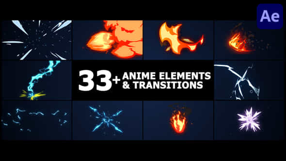 Anime Elements And - VideoHive 38162587