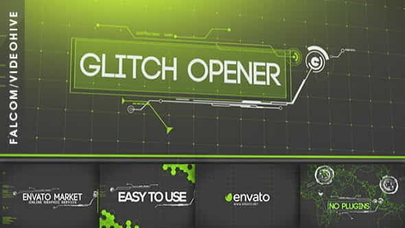Glitch Opener - VideoHive 11955709