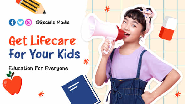 Kids Education Study Promo - VideoHive 50895846