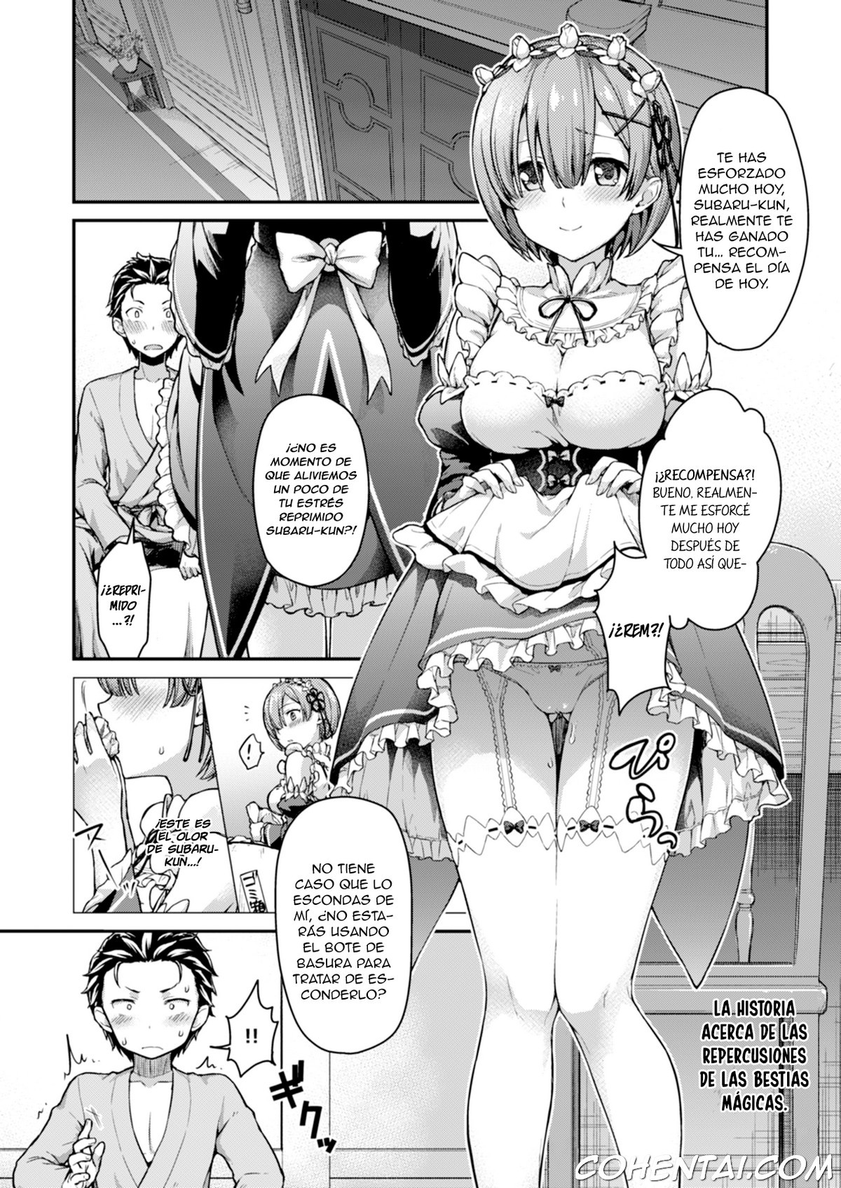 Ecchi kara Hajimeru Fujun Isei Kouyuu – illicit sexual relationship (Re:Zero kara Hajimeru Isekai Seikatsu) xxx comics manga porno doujin hentai español sexo Re:Zero kara Hajimeru Isekai Seikatsu Rem Subaru Natsuki