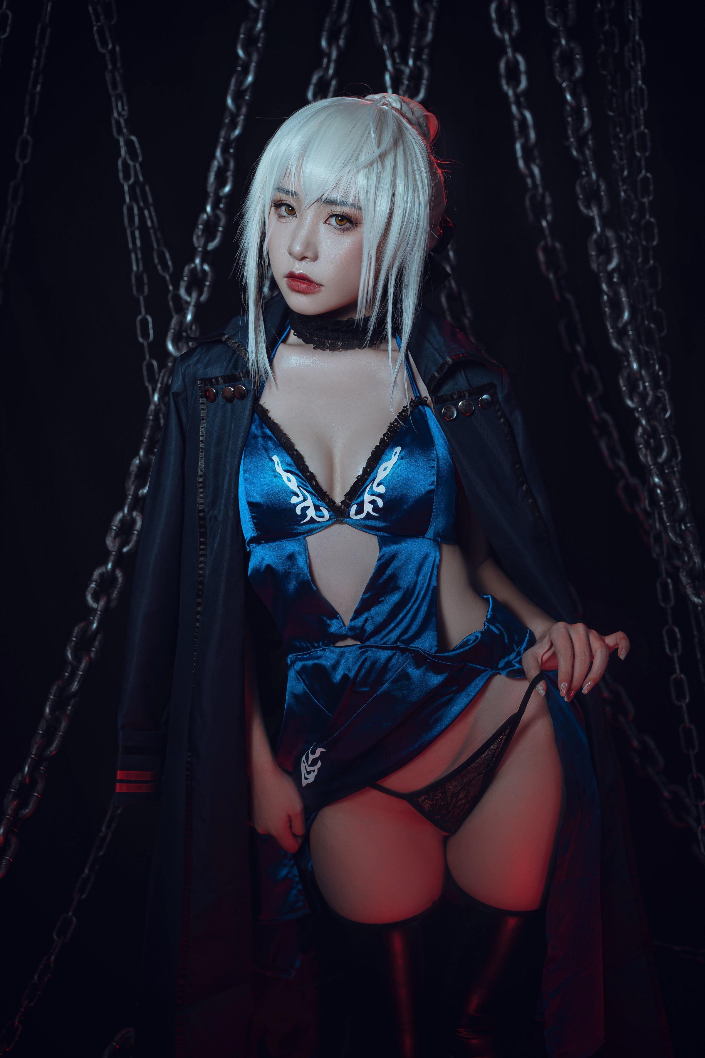 爆机少女喵小吉 Nekokoyoshi - 七月 Fate stay night 黑呆 - Saber Alter(4)