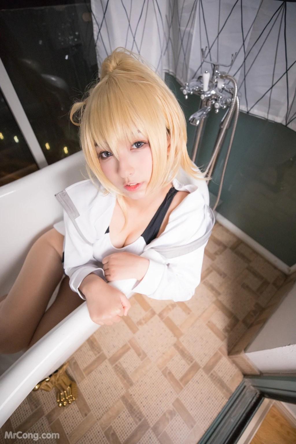 Coser@神楽坂真冬 Vol.036: 电子相册-白贞德《Swimingthedrea》(150 photos)(145)