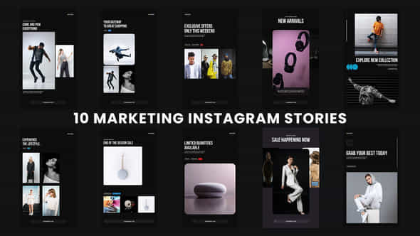 Marketing Instagram Stories - VideoHive 40063837