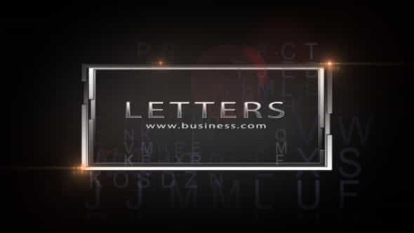 Letters - VideoHive 222240