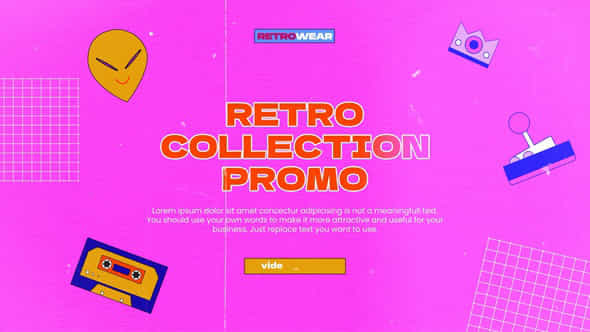 Retro Style Fashion Promo - VideoHive 39080535