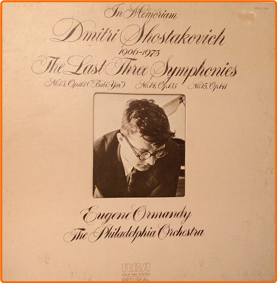 Dmitri Shostakovich The Last Three Symphonies The Philadelphia Orchestra, Eugene Ormandy 3 Vinyl RwaSF64V_o