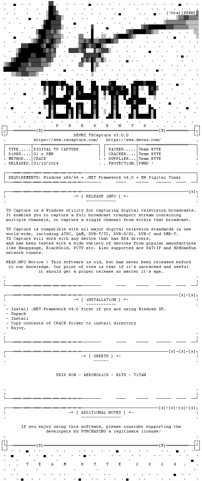 DEVNZ TSCapture v3.0.0 Repack READ NFO-BYTE