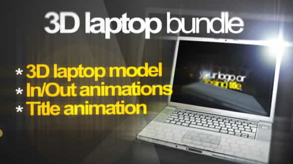 3D Laptop animation bundle - VideoHive 57371
