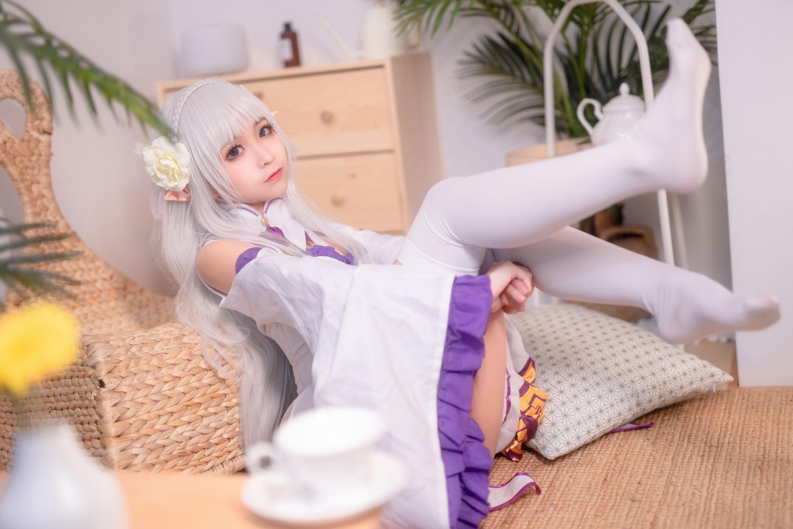 [美女Coser] 蠢沫沫 《艾米利亚》 写真集(21)