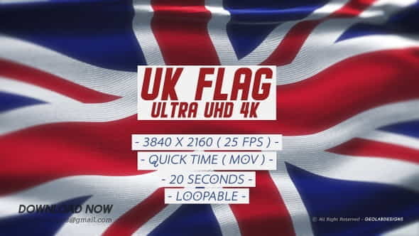 UK Flag - Ultra UHD - VideoHive 27324505