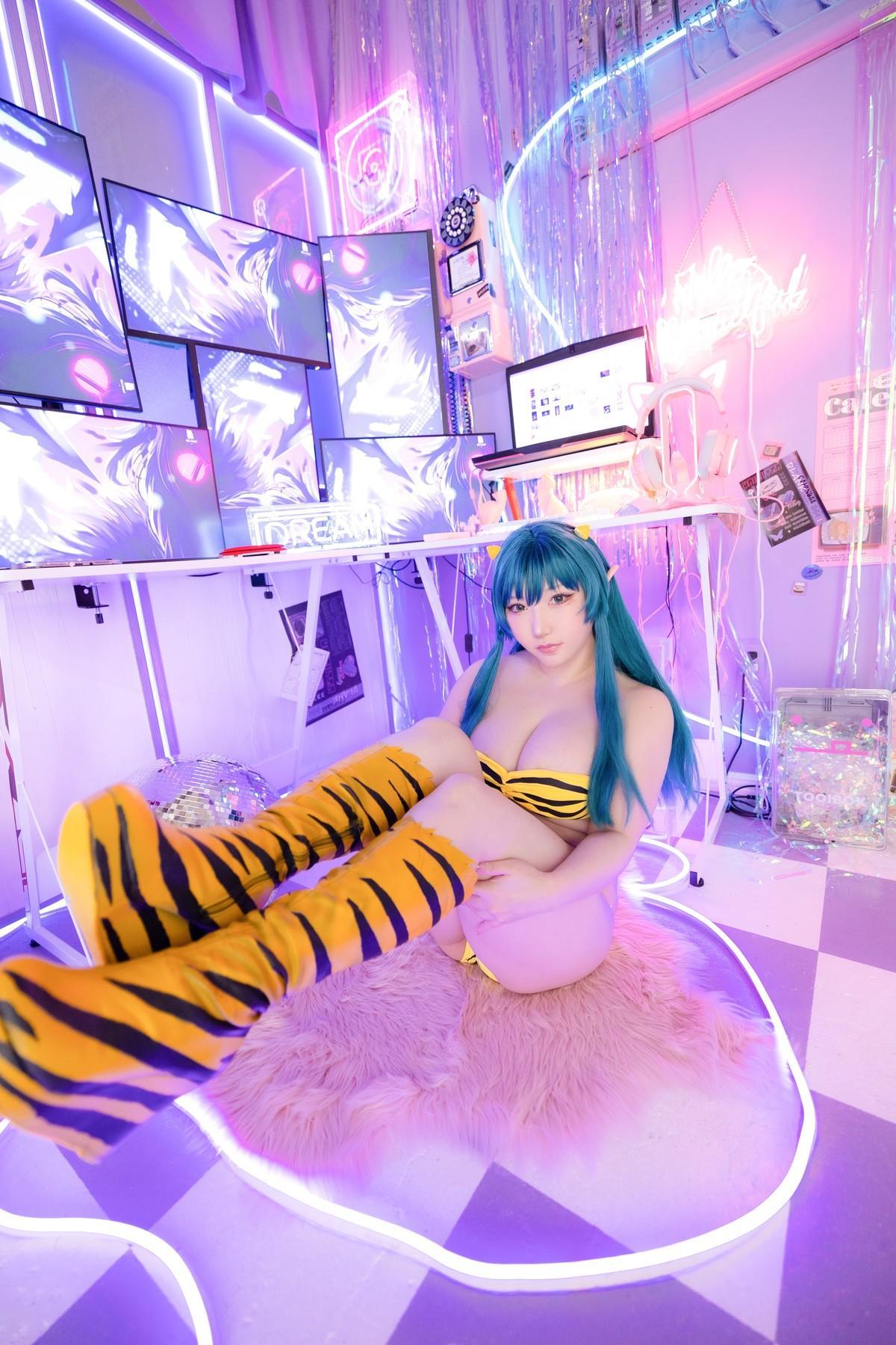 Cosplay SAKUサク Lum ラム うる星やつら Set.02(51)