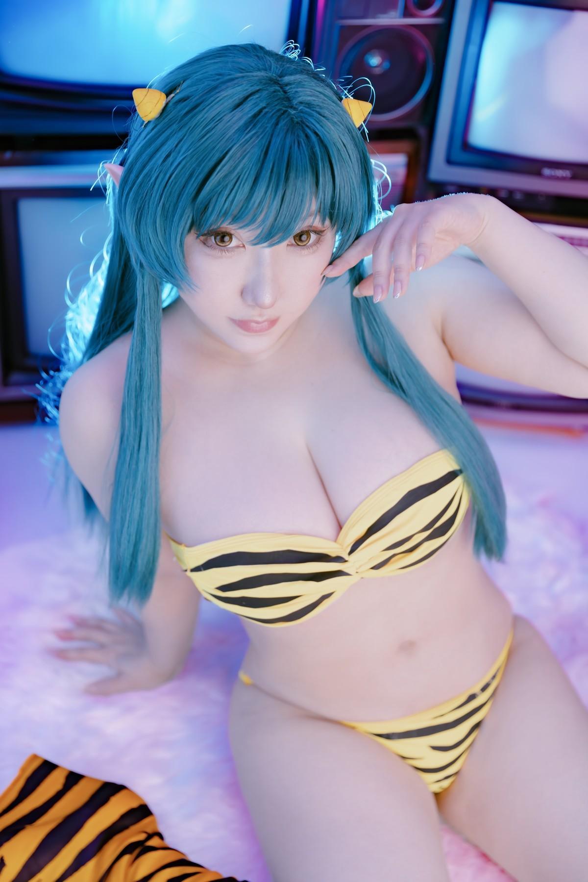 Cosplay SAKUサク Lum ラム うる星やつら Set.03(19)