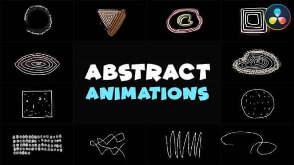 Abstract Scribble Animations - VideoHive 48119964