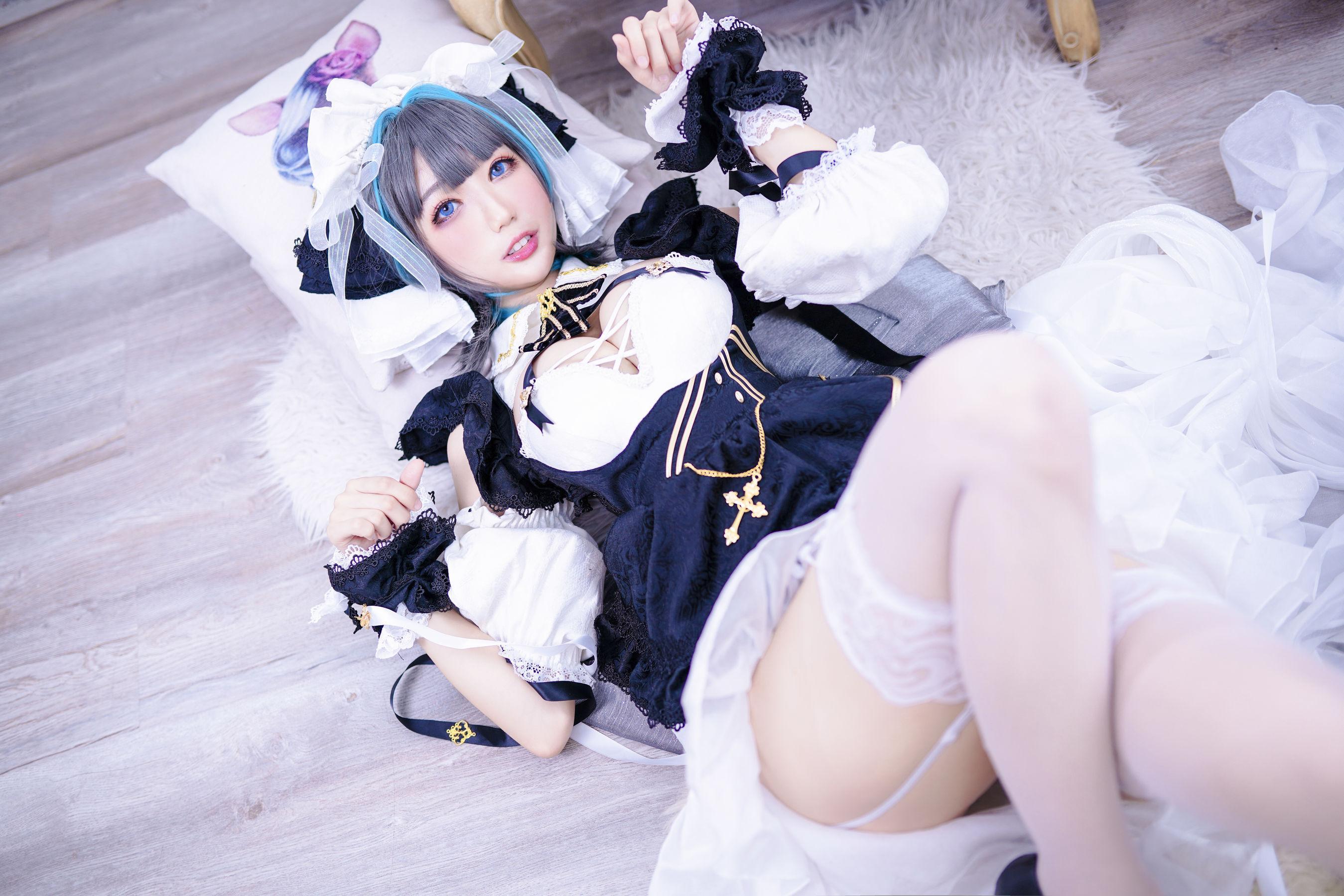 [COS福利] 周叽是可爱兔兔 – 柴郡猫猫 写真套图(33)