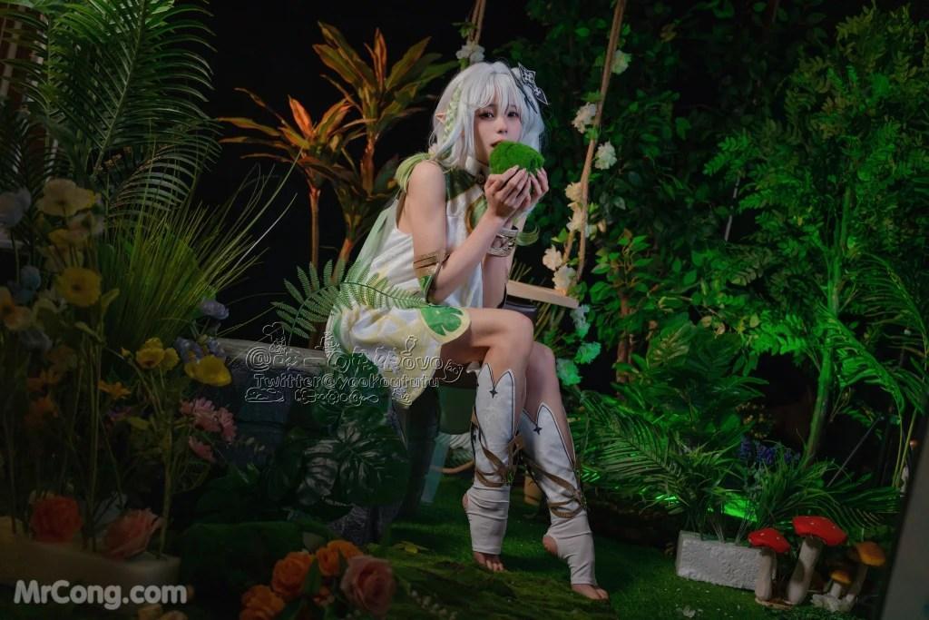 Coser@黏黏团子兔: 万年萝莉纳西妲 (40 photos)(3)