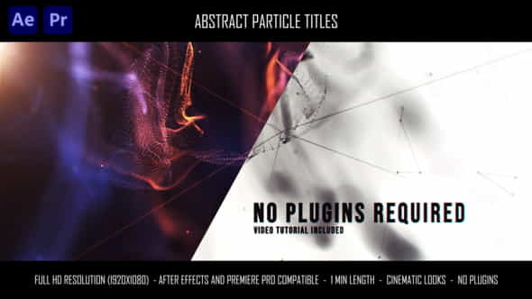 Abstract Particle Titles - VideoHive 36137646
